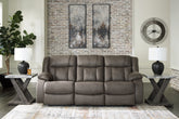 J&M Furniture - Ashley Furniture - First Base Reclining Sofa - Reclining Sofa - 6880488